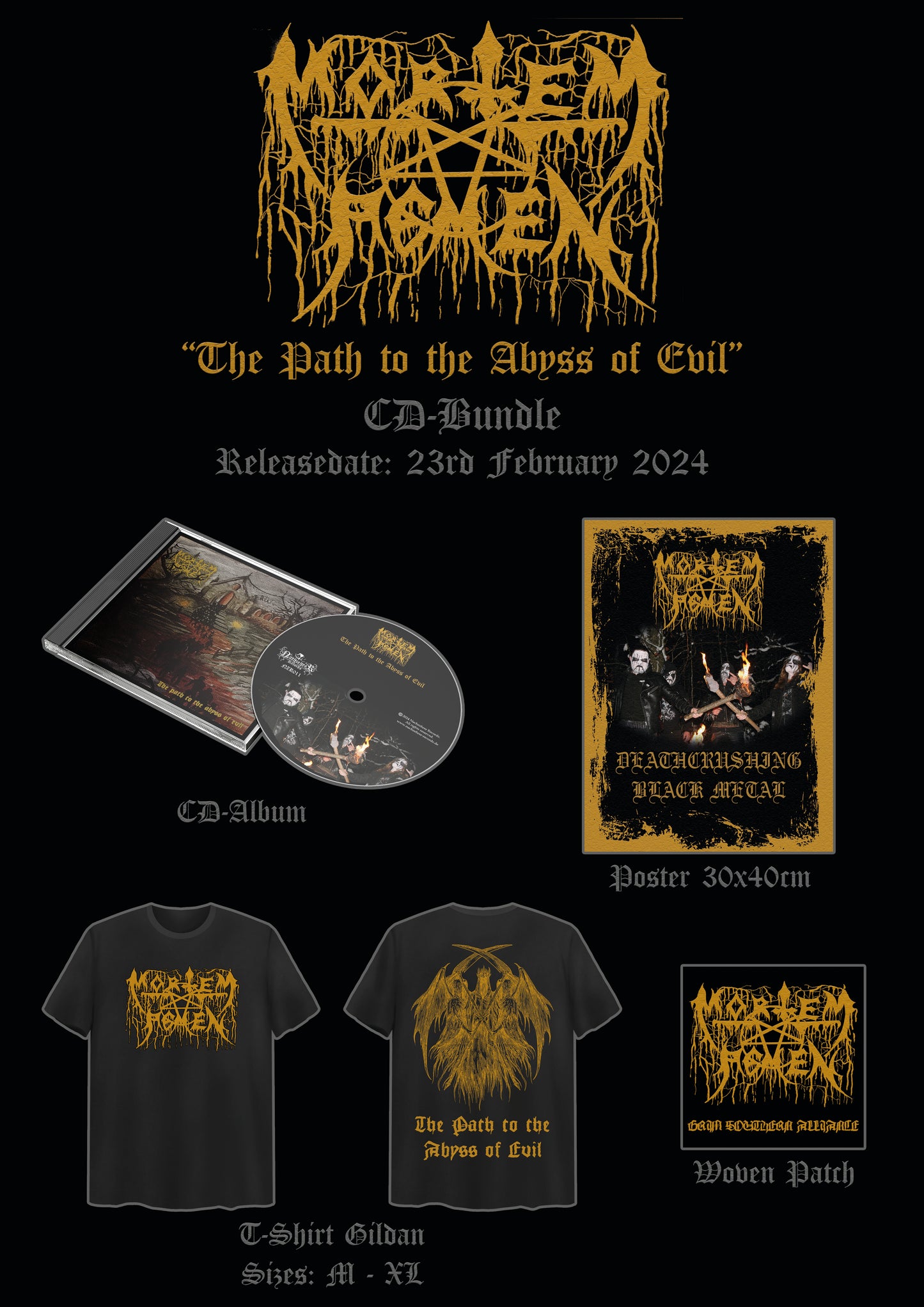 Mortem Agmen - The Path to the Abyss of Evil | CD bundle | Limited to 25 copies! 